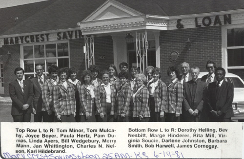 Image For Marycrest Savings & Loan - 1956 * 1984